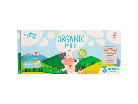 TRAPPIST Organic Milk  (3 x 200 mL) Online