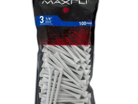 Maxfli Wood Performance Golf Tees - 3.25  Online