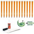 Karma Neion II - 13 piece Golf Grip Kit (with tape, solvent, vise clamp) - ORANGE Discount