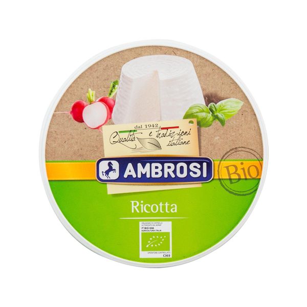 AMBROSI Organic Ricotta Cheese  (250g) Fashion