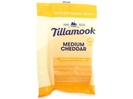 TILLAMOOK Deli Sliced Medium Cheddar Cheese  (227g) Online now