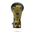 Pins and Aces Black   Gold King of Spades Driver Headcover For Cheap