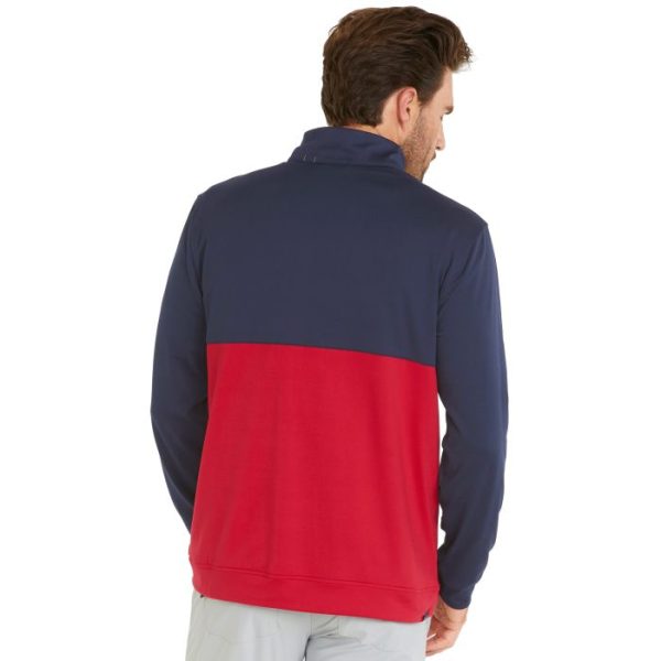 Puma Men s Gamer ColorBlock 1 4 Zip Golf Jacket Sale