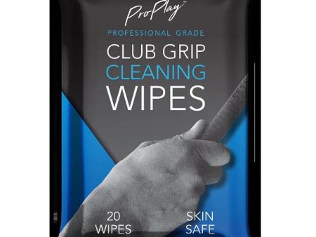 Club Grip Cleaning Wipes - Unscented - 20 Wipes Hot on Sale