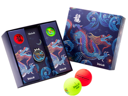 Volvik Limited Edition 2024 Year of the Blue Dragon Gift Set Fashion