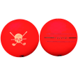 CaddiesShack Custom Jolly Rogers Skull & Crossbones Volvik Vivid Matte Golf Balls - Sleeve Online now