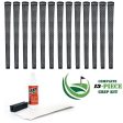 Karma Revolution - 13 piece Golf Grip Kit (with tape, solvent, vise clamp) - BLACK WHITE Online Hot Sale