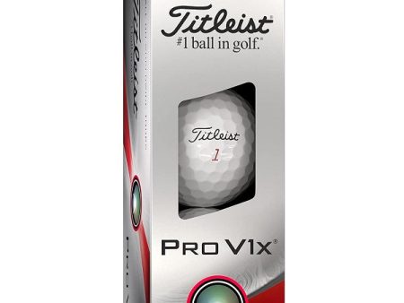 Titleist Pro V1x Golf Balls - Sleeve For Sale