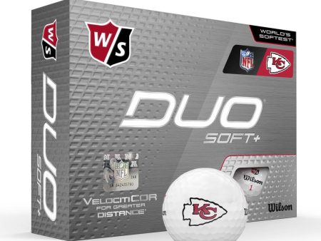 Wilson Staff Duo Soft + NFL Team Licensed Golf Balls Hot on Sale