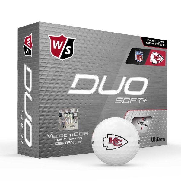 Wilson Staff Duo Soft + NFL Team Licensed Golf Balls Hot on Sale