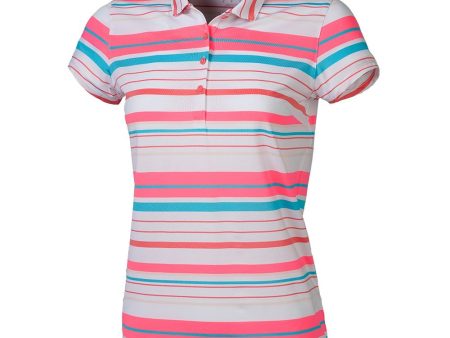 Puma Women s Cloudspun Ribbon Golf Polo Online Hot Sale