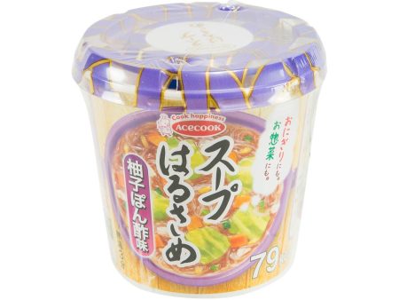 ACE COOK Harusame Starch Noodle in Soup - Yuzu Citrus Vinegar Flavor  (32g) Sale