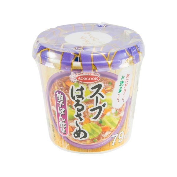 ACE COOK Harusame Starch Noodle in Soup - Yuzu Citrus Vinegar Flavor  (32g) Sale