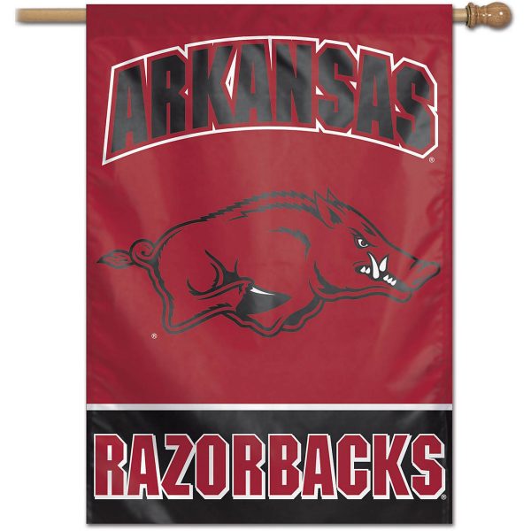 Arkansas Razorbacks Vertical Flag For Cheap