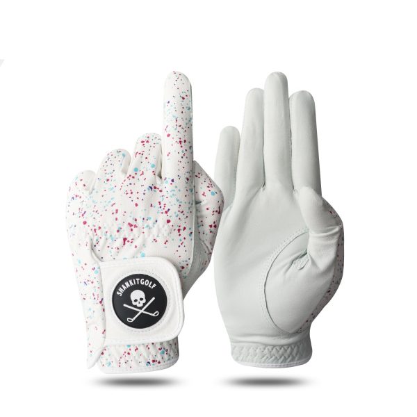 White Paint Splatter Golf Glove For Cheap