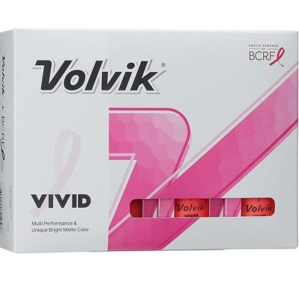 Volvik Pink BCRF (Breast Cancer Awareness) Golf Balls Hot on Sale