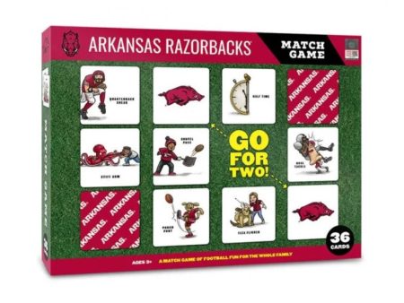 You the Fan! SEC Collegiate Arkansas Razorbacks Memory Match Game Supply