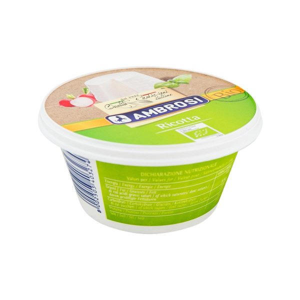 AMBROSI Organic Ricotta Cheese  (250g) Fashion