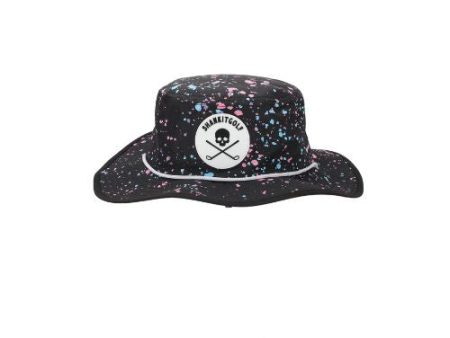 Black Paint Bucket Hat on Sale