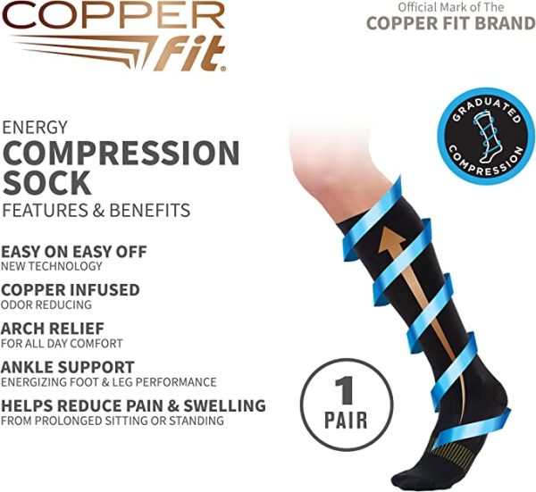 Copper Fit Energy Compression Socks Discount