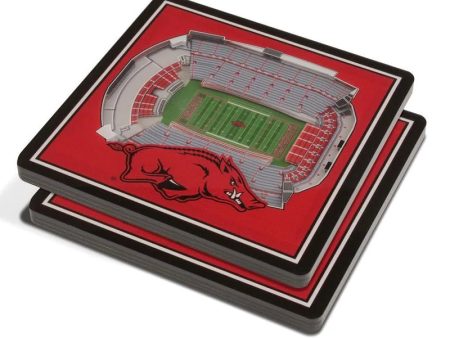 You the Fan! Stadium View Collegiate 3D Coasters on Sale