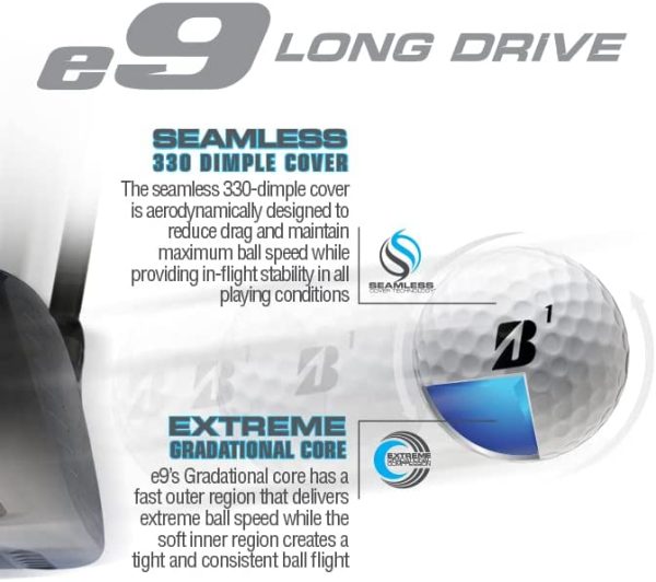 Bridgestone e9 Long Drive Golf Balls Cheap