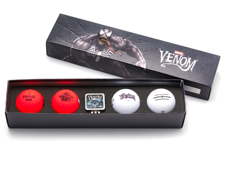 Volvik Marvel Anti-Hero Golf Ball Gift Set - Venom For Sale