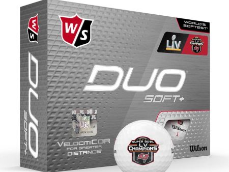 Wilson Staff DUO Soft+ Super Bowl Champion Tampa Bay Buccaneers Golf Balls Hot on Sale