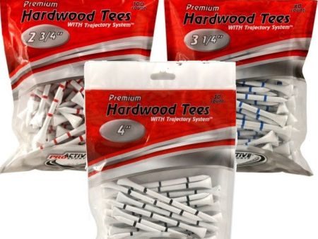 Premium Hardwood Trajectory System Golf Tees Hot on Sale