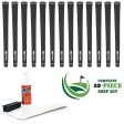 Karma Velour - 13 piece Golf Grip Kit (with tape, solvent, vise clamp) - BLACK Discount