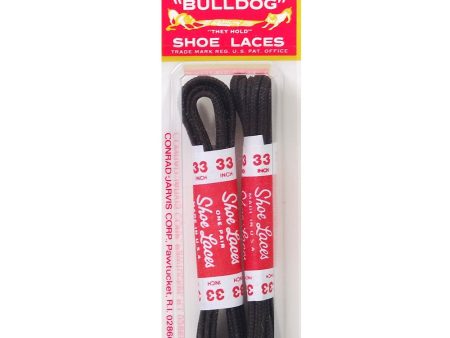 BullDog Shoe Laces (33  Brown, Waxed) on Sale