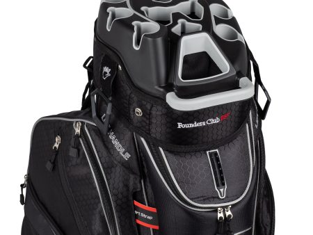 Founders Club 3rd Generation Premium Organizer 14 Way Golf Cart Bag - Black For Sale