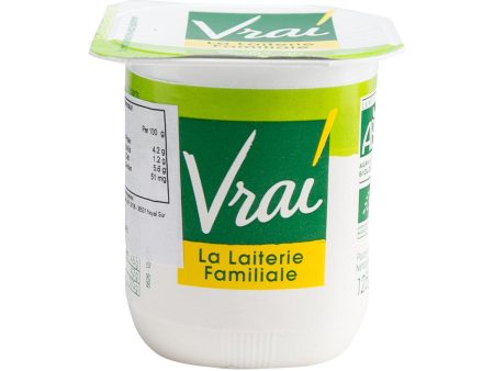 VRAI Organic Yoghurt - Plain  (125g) Supply