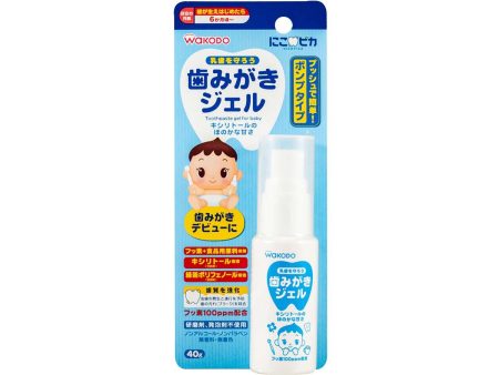 WAKODO Toothpaste Gel for Baby with Green Tea Polyphenol  (40g) Supply