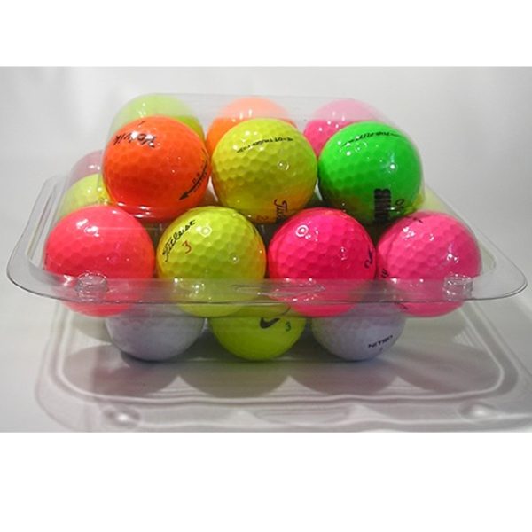 Golf Ball 18 Ball Egg Carton Clam Shell Packaging For Cheap