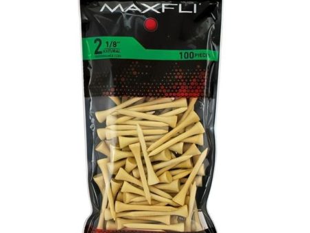 Maxfli Wood Performance Golf Tees - 2 1 8  Sale