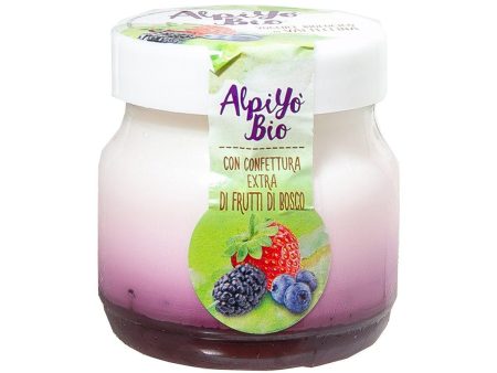 ALPIYO Organic Yogurt with Extra Mixed Berry Jam  (125g) For Discount