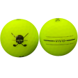 CaddiesShack Custom Jolly Rogers Skull & Crossbones Volvik Vivid Matte Golf Balls - Sleeve Online now