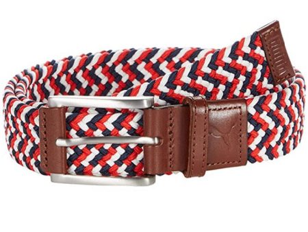 Puma Pars and Stripes X Weave Belt Online