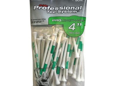 Pride PTS ProLength Wood Golf Tees - 4  For Sale