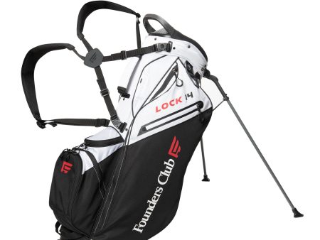 Founders Club Golf Lock 14 Stand Bag with Shaft Lock Top Online now