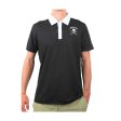 Skull Golf Polo Black Cheap