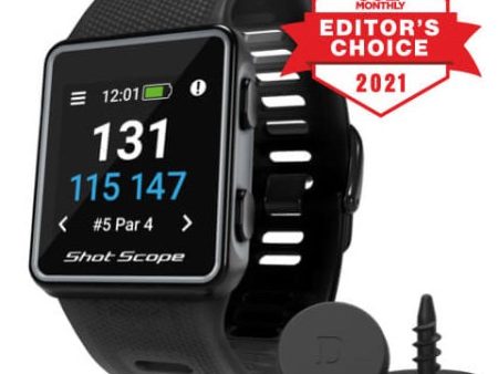 Shot Scope Golf V3 GPS Performance Tracking Watch Hot on Sale