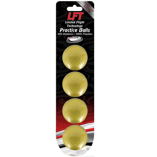 LFT Limited Flight Technology Golf Balls - 4 Pack Sale