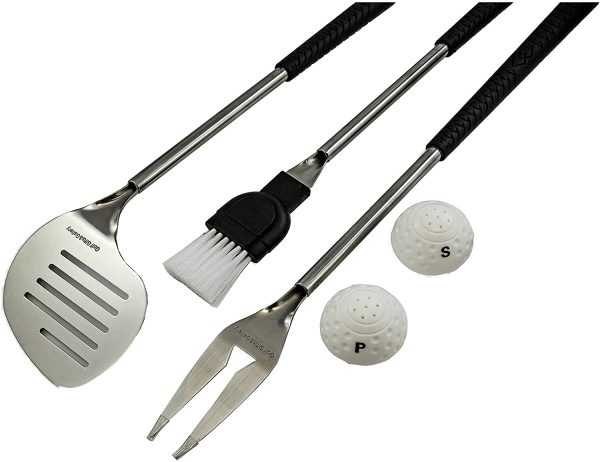 5-Piece Barbecue Set with Golf Club Handles - Golf Gifts & Gallery Discount