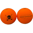 CaddiesShack Custom Jolly Rogers Skull & Crossbones Volvik Vivid Matte Golf Balls - Sleeve Online now