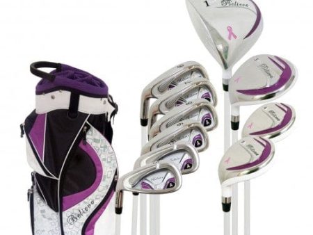 Founders Club Believe Complete Ladies Golf Set - Purple (Left-handed Petite -1 ) For Sale