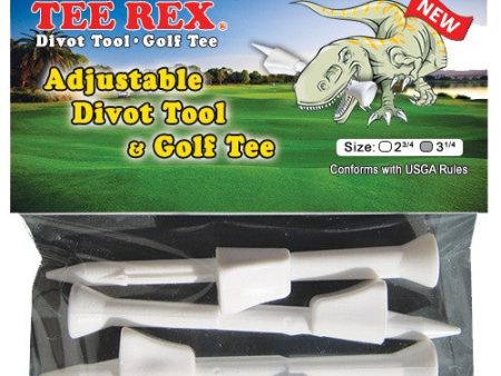 Tee Rex Multi-Use Adjustable Divot Tool & Golf Tees Supply