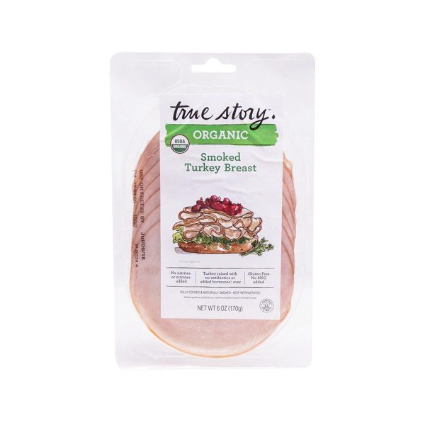 TRUE STORY Organic Smoked Turkey Breast  (170g) For Sale