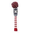 Maxfli Vintage Knit Headcovers - Red White Blue Discount